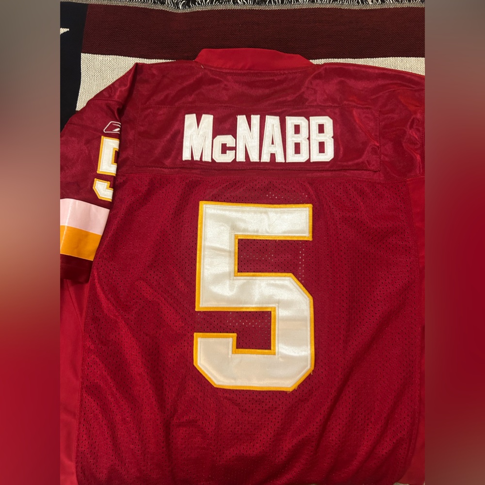 Vintage Washington redskins sewn patch NFL jersey